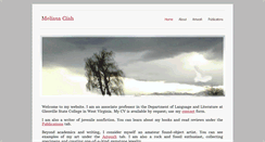 Desktop Screenshot of melissagish.com